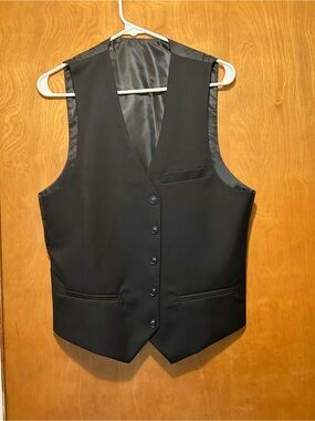 Classic Black Men's Dress Vest